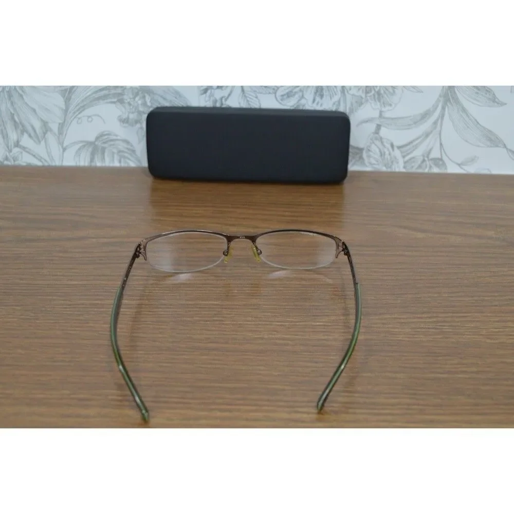 Guess Women's Cat Eye Glasses 37 Frame Grooved Metal 50 18-135 Eyeglasses 1504
